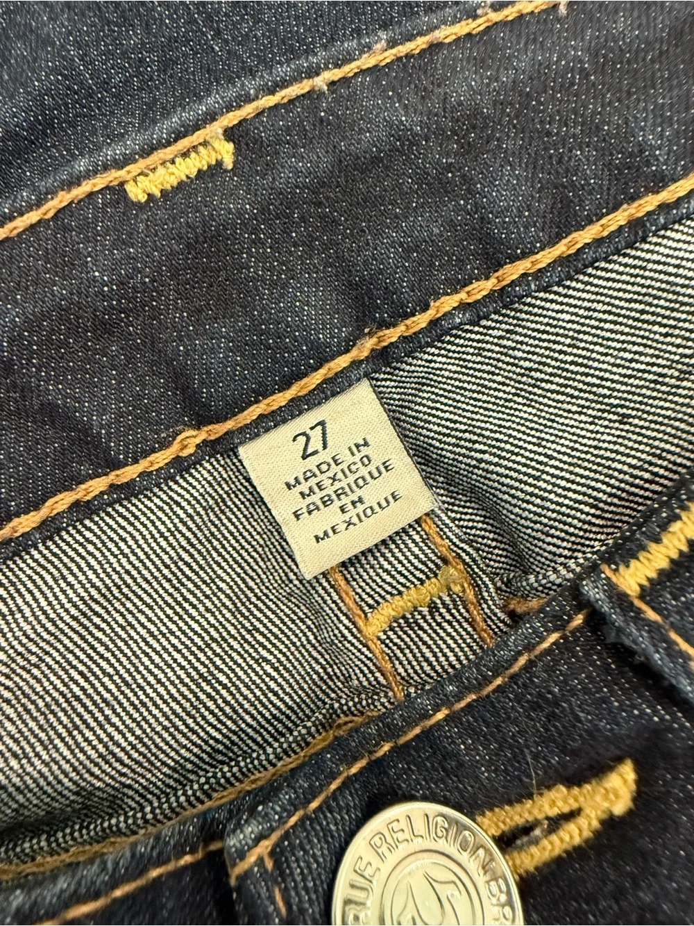 True Religion Dark Blue Women's Skinny Jeans Sz 27